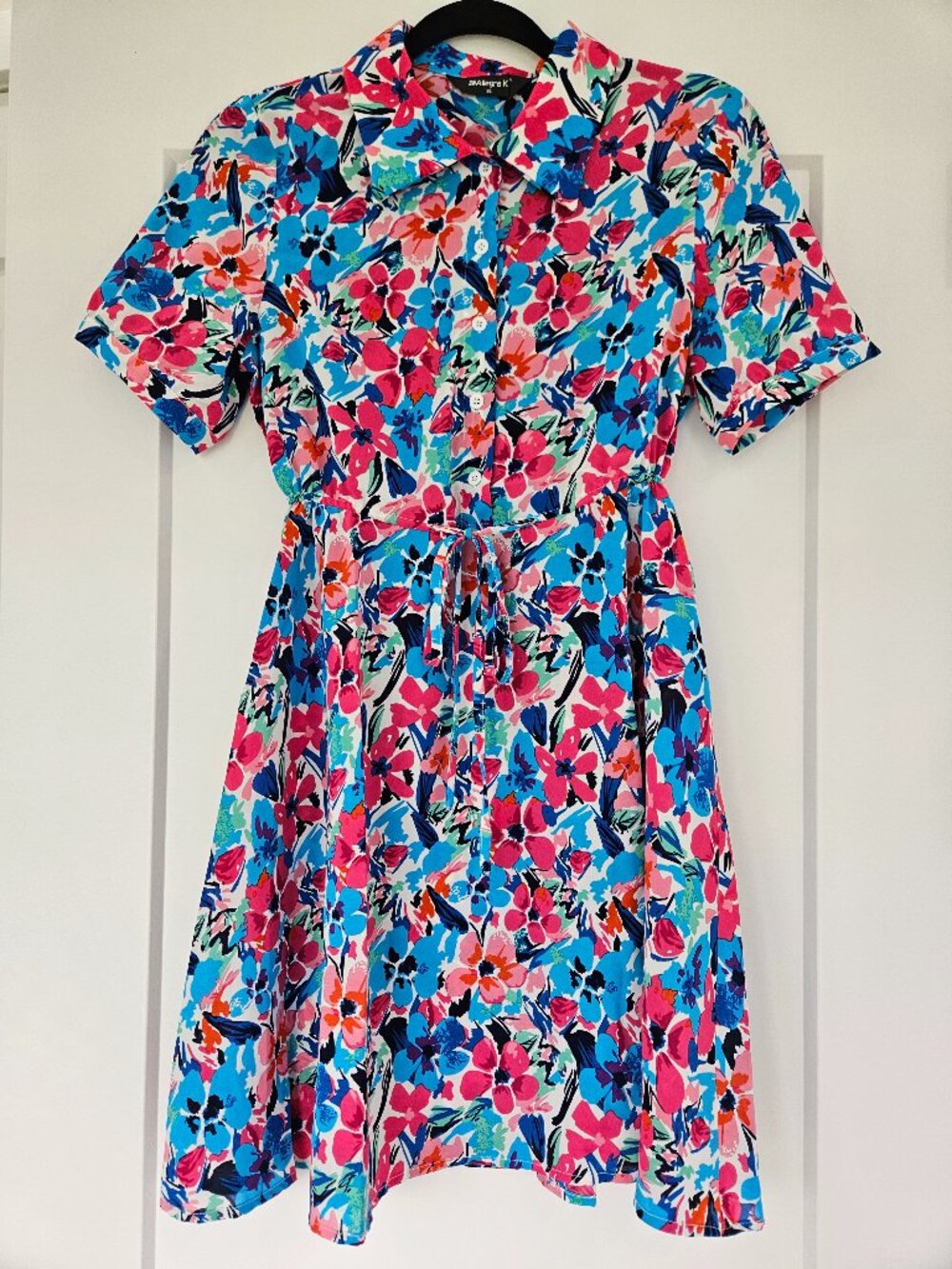 Flowerprint shirtdress size XS